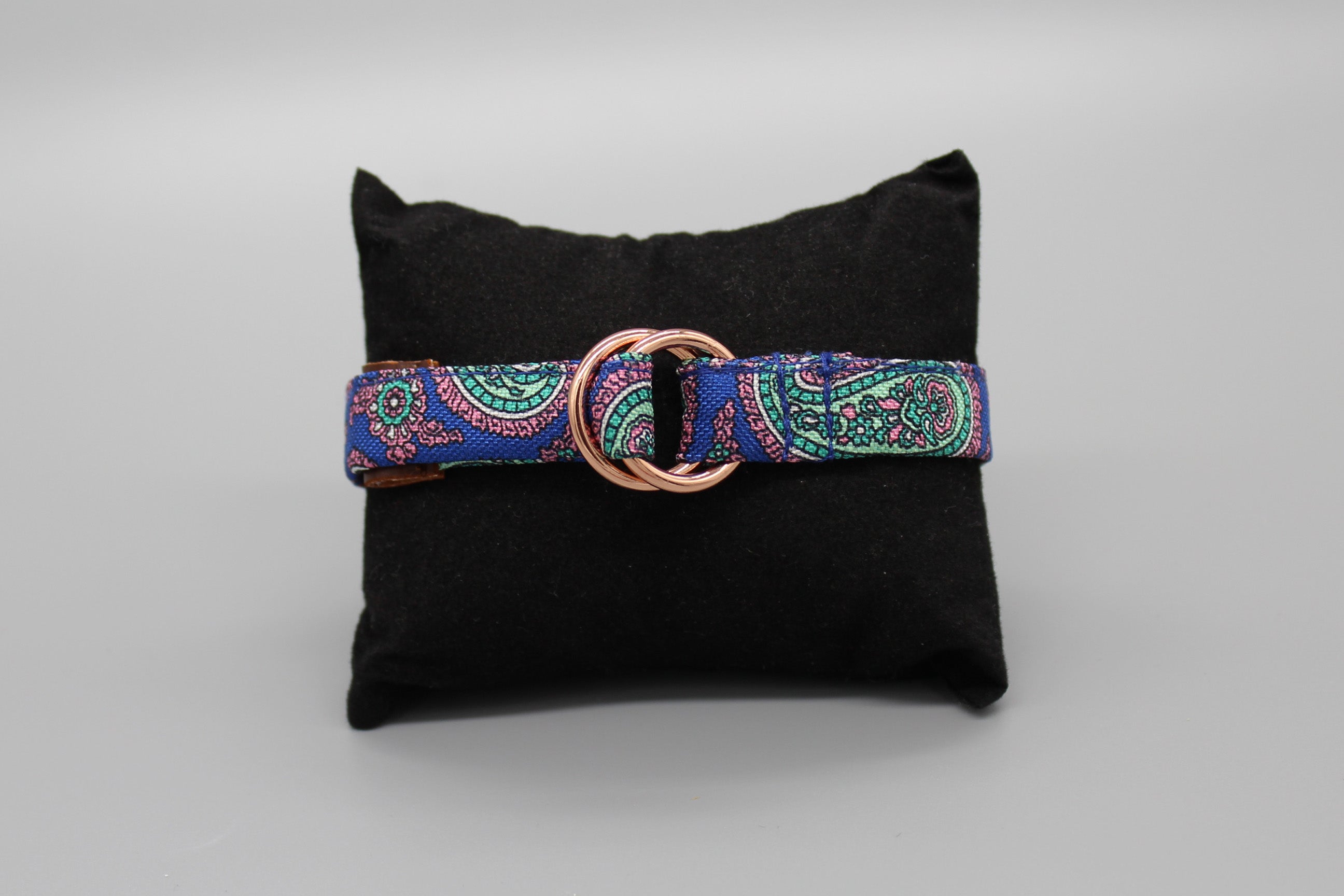 KRAGÜ BRACELET PAISLEY CORAL BLUE - ROSÉ - KRAGÜ GmbH