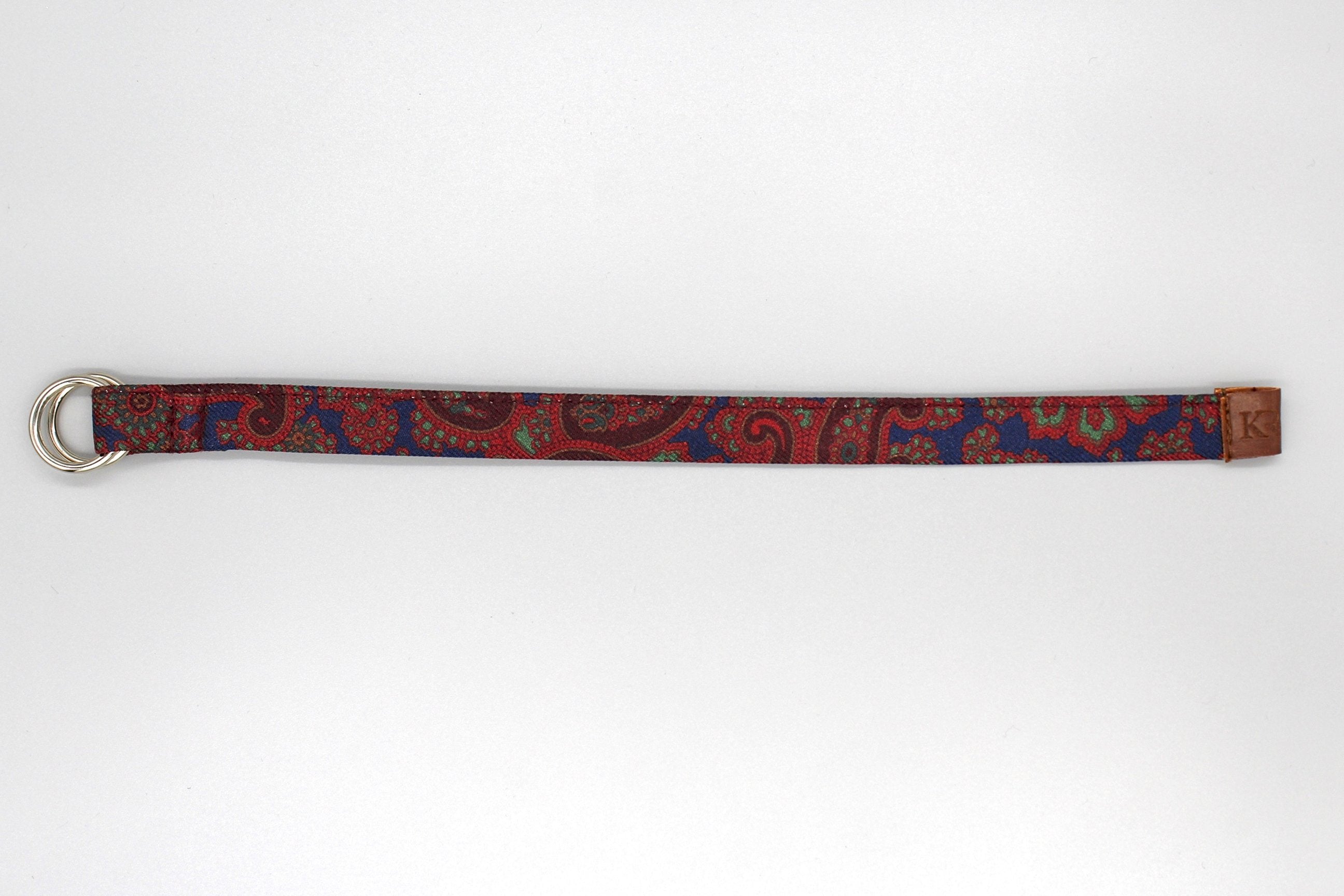 KRAGÜ BRACELET RED DAWN - SILVER - KRAGÜ ARMBAND UNISEX ARMBAND. MODERNES UND STYLISCHEN SEIDENARMBAND