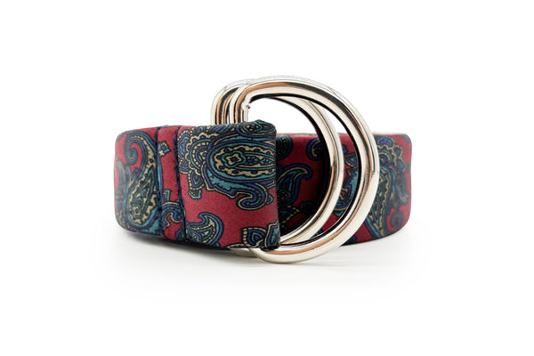 GÜRTEL RED ROSE PAISLEY