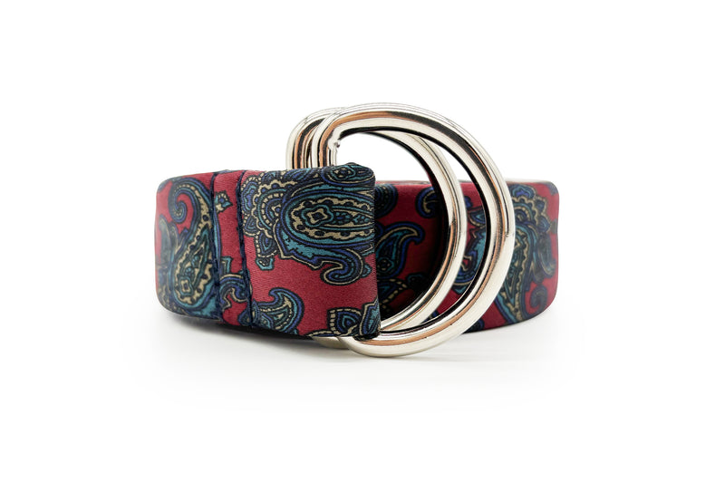 GÜRTEL RED ROSE PAISLEY