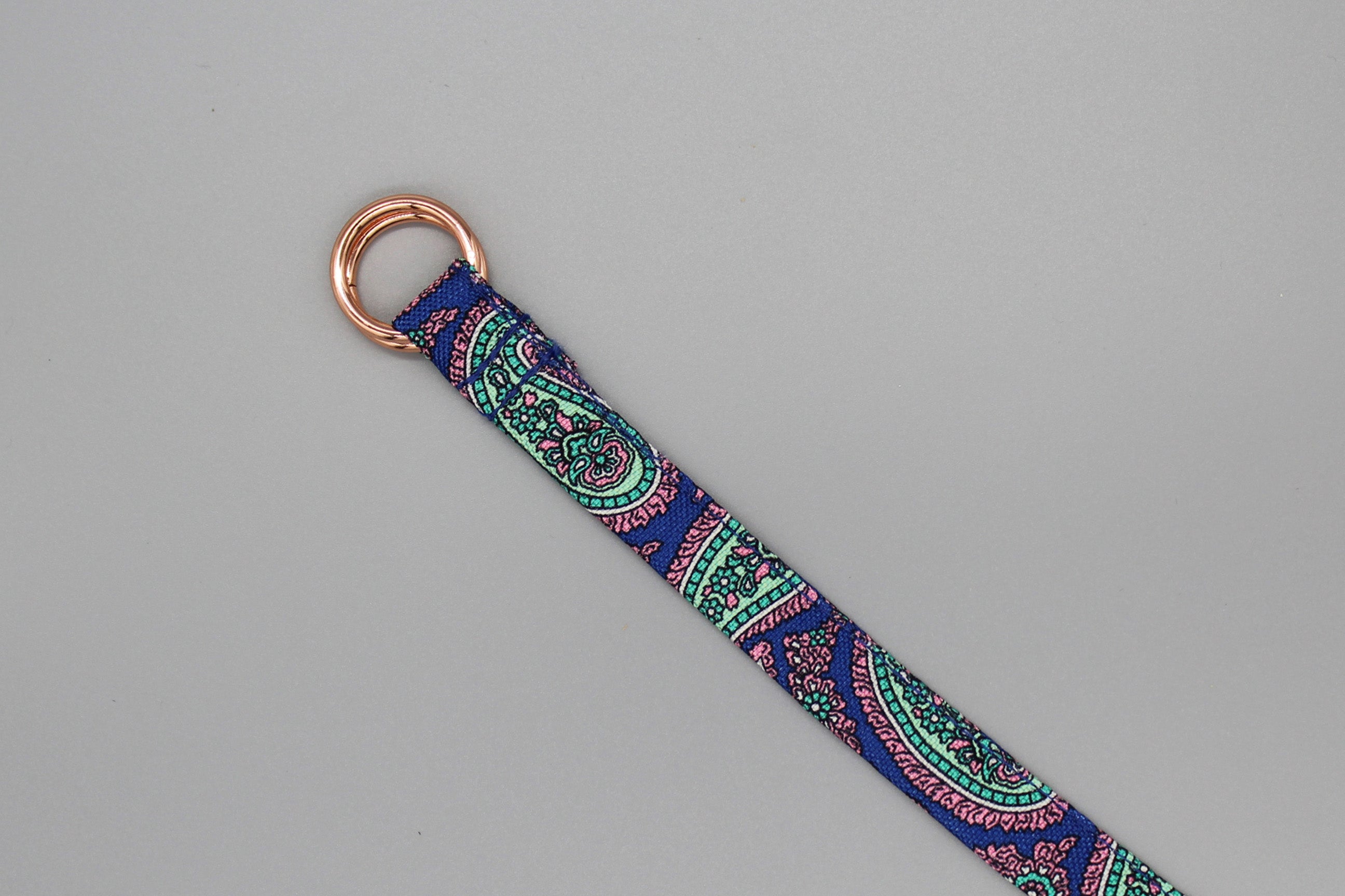KRAGÜ BRACELET PAISLEY CORAL BLUE - ROSÉ - KRAGÜ GmbH