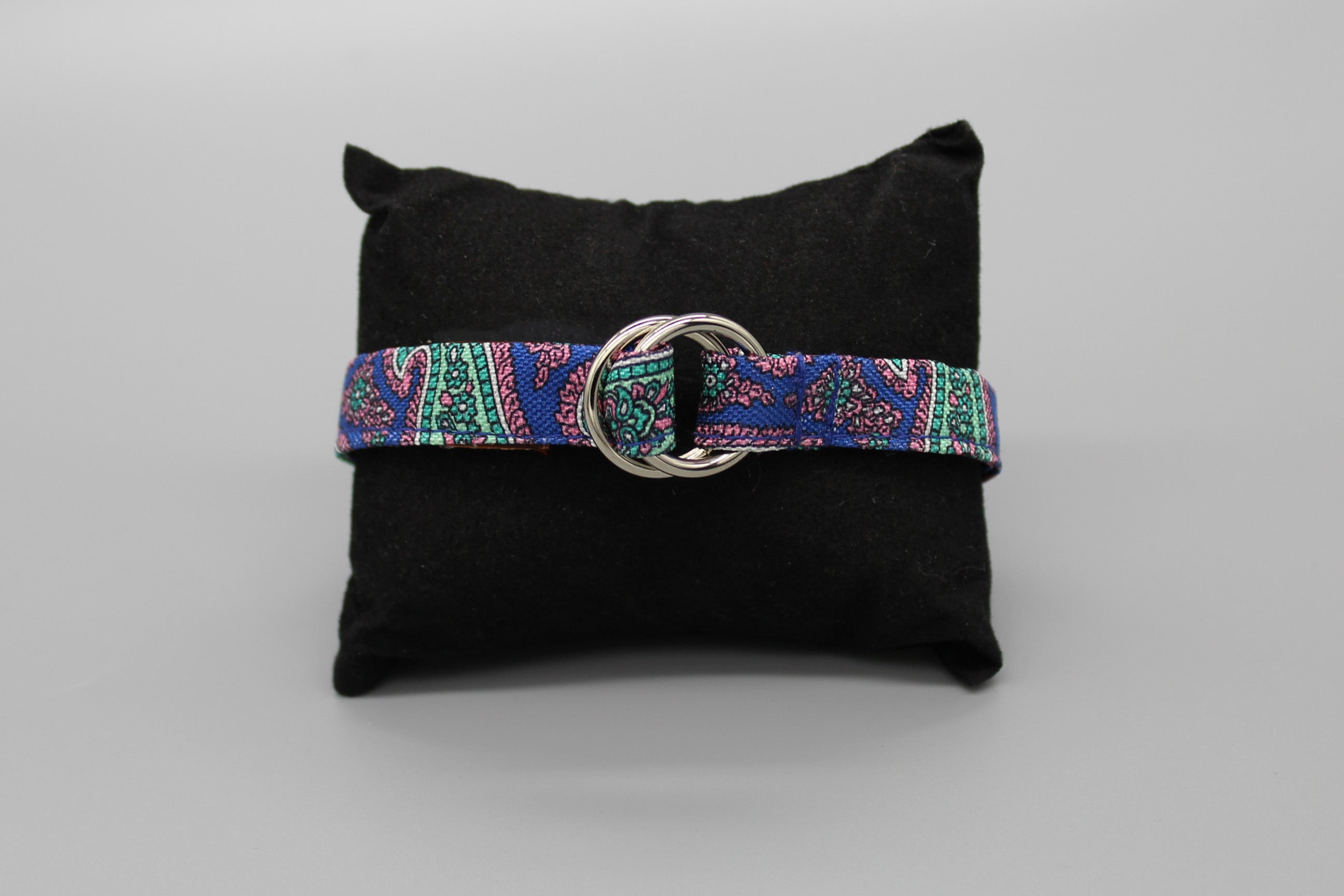 KRAGÜ BRACELET PAISLEY CORAL BLUE - SILVER - KRAGÜ GmbH