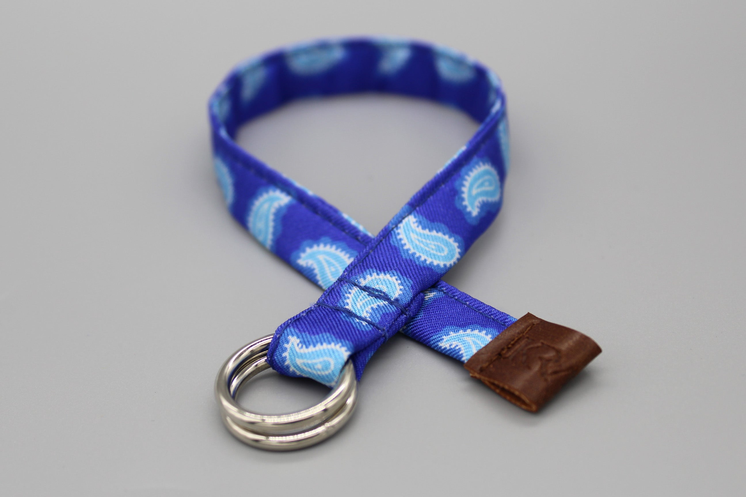 KRAGÜ BRACELET PAISLEY NEON BLUE - SILVER - KRAGÜ GmbH