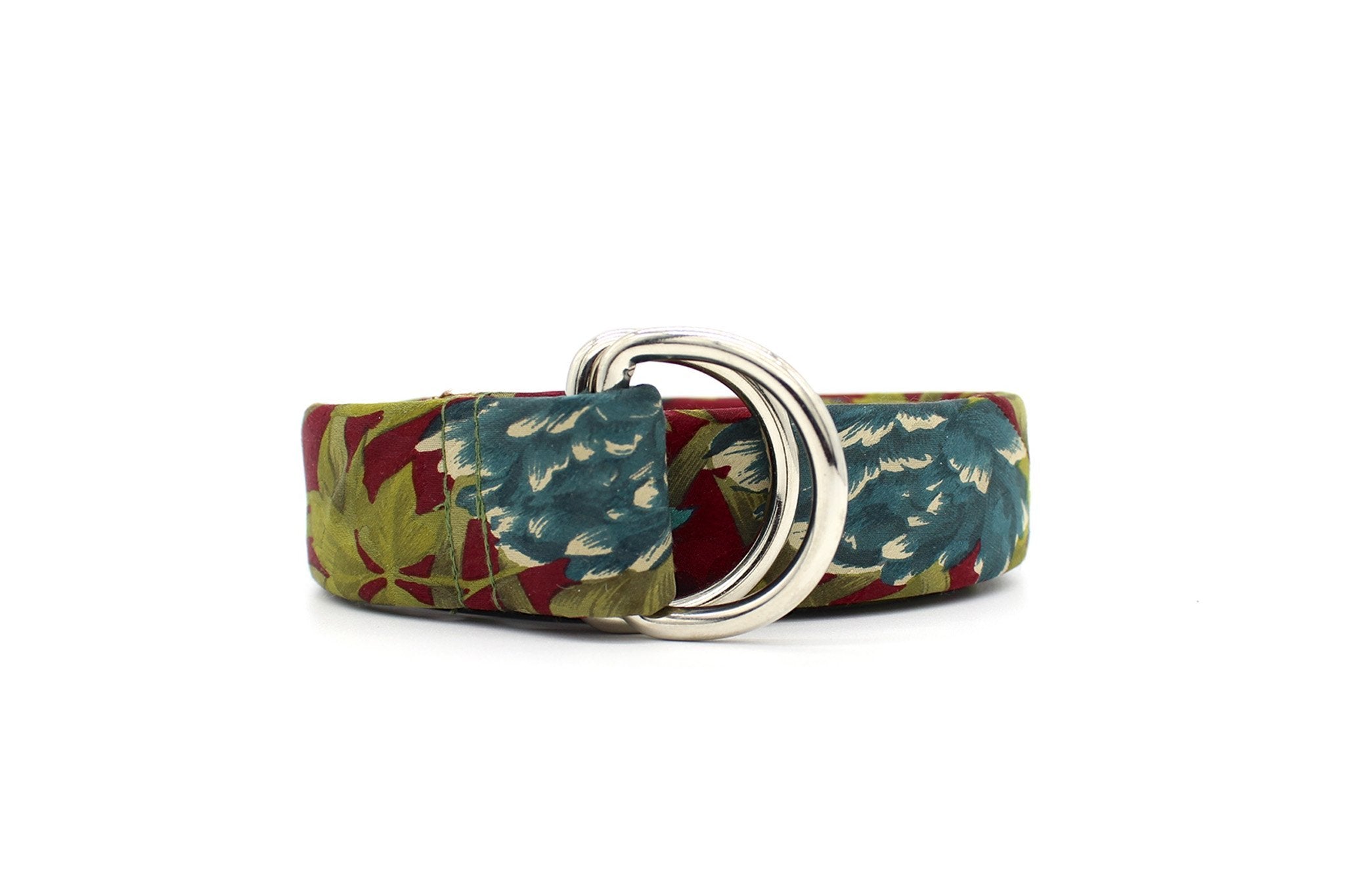 KRAGÜ GARDEN OF EDEN - KRAGÜ GÜRTEL AUS SEIDE MIT SILBERNER GÜRTELSCHNALLE. DAS MODISCHE ACCESSOIRE. AUFFÄLLIG, STYLISCH UND MODERN.
