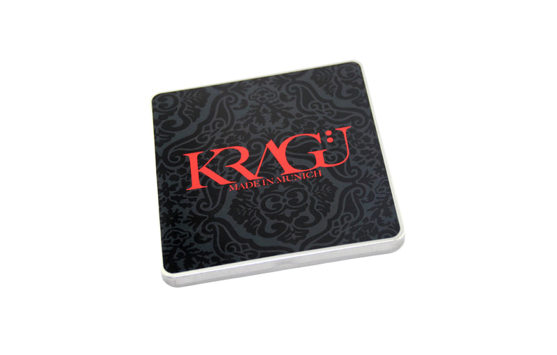 KRAGÜ POCKET SQUARE STIRRUP RED WHITE - KRAGÜ EINSTECKTUCH